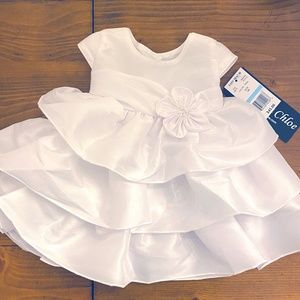 Isobella & Chloe 6 Month White Dress